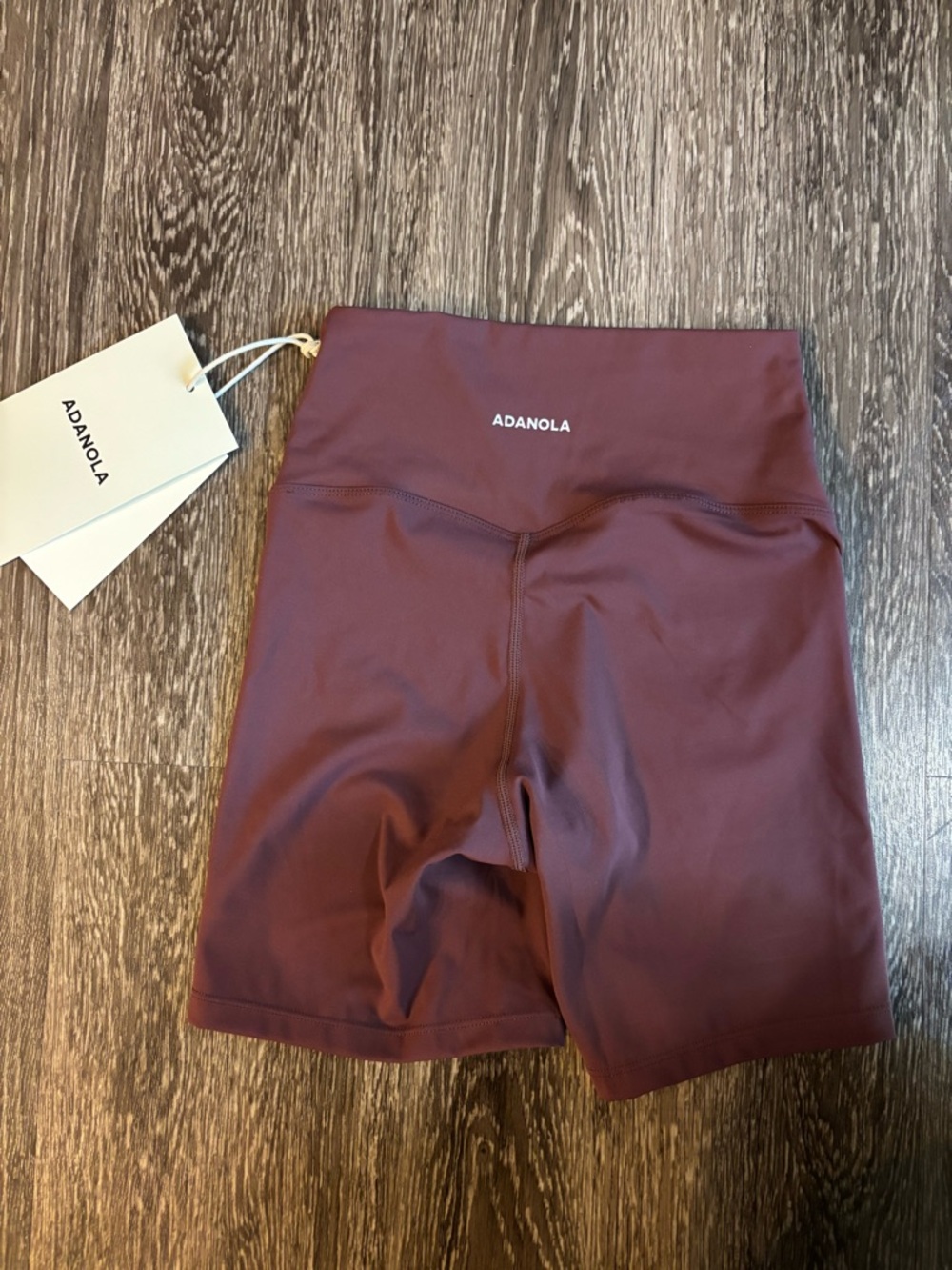 Adanola Women's High-Waist Wine Bike Shorts